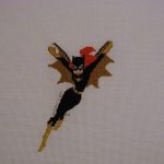 cross stitch charity quilt bat girl