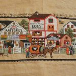 cross stitch country heartland charles wysoki, horse and carriage, antiques, stores