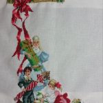cross stitch joys of giving christmas victorian stocking, holiday, vintage children, gifts, toys