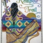 cross stitch native american rainbow trail