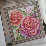 cross stitch rose tapestry. Just Cross Stitch Magazine. model stitching