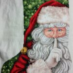 Cross stitch stocking secret santa. Dimensions secret santa stocking